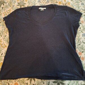 Gerald Darel Linen V Neck T Shirt